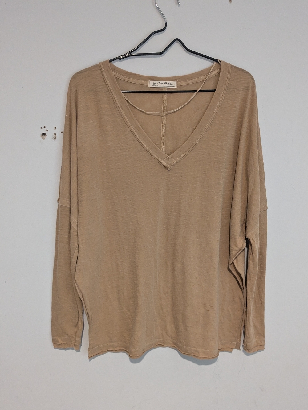 We The Free Women's Tan Long Sleeve Size XS